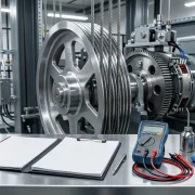 Elevator AMC maintenance contract in Pakistan showing preventive inspection, tools, and safety documentation for commercial and residential lift reliability.