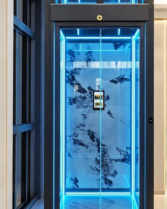 Glass Home Lift by Hub Elevator